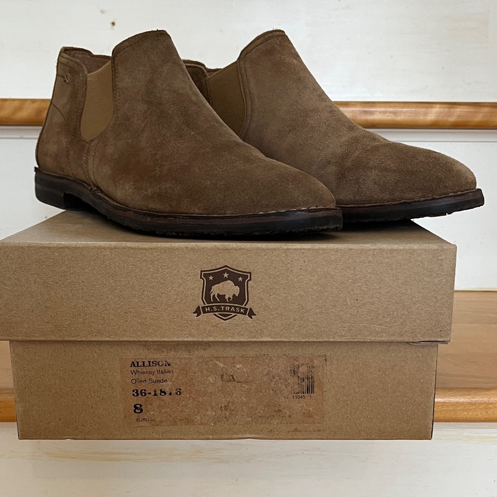 Trask “Allison” Suede Chelsea Boot